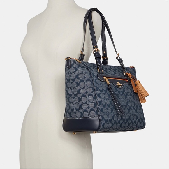 Denim Cleo Carryall - Picture 10 of 10